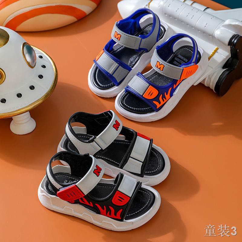 Giày nam mới Sandals Boy 2021 Summer Soft Delivery Little Beach trẻ em Tide w _