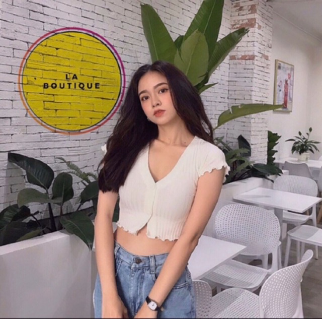 🌸 Áo Kiểu nữ 🌸 Áo Croptop Cổ Tim Nữ Cá Tính, Tiểu Thư, Body, Bánh Bèo