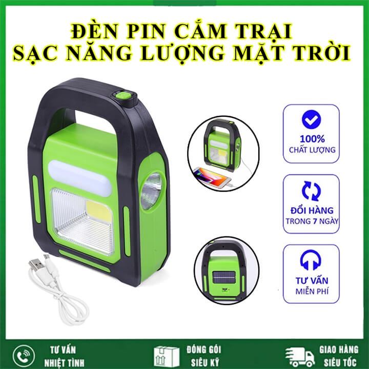 Đèn năng lượng mặt trời xách tay siêu sáng Hurry Bolt 4 trong 1, đèn cắm trại dã ngoại, đèn pin để bàn