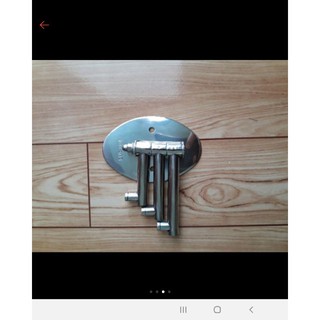 Móc áo 3 chấu inox.