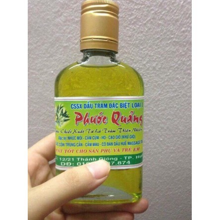 Dầu tràm nguyên chất Phước Quảng 100ml