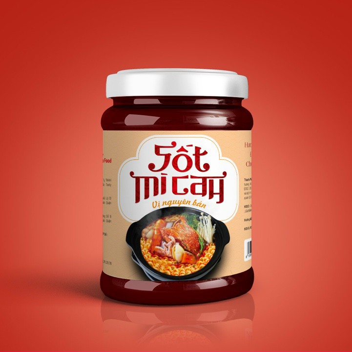 GIA VỊ MÌ CAY HŨ 1,2KG  Có Công Thức