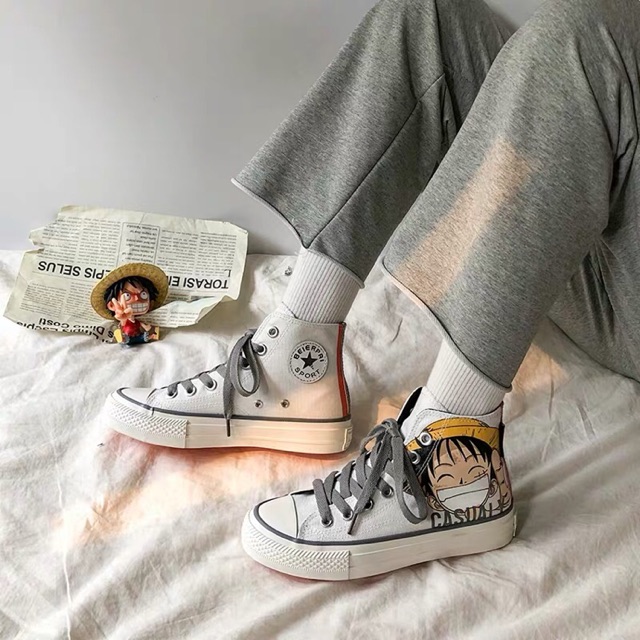 Giày sneker one Piece cao cổ