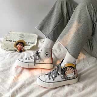 Giày sneker one Piece cao cổ