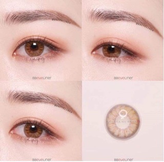 Kính áp tròng Flow Gray & Brown - 0 độ