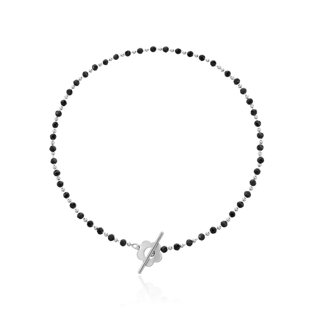 (039) Vòng Cổ Choker Đính Hạt Cườm Nhỏ Bông Hoa Xinh Xắn
