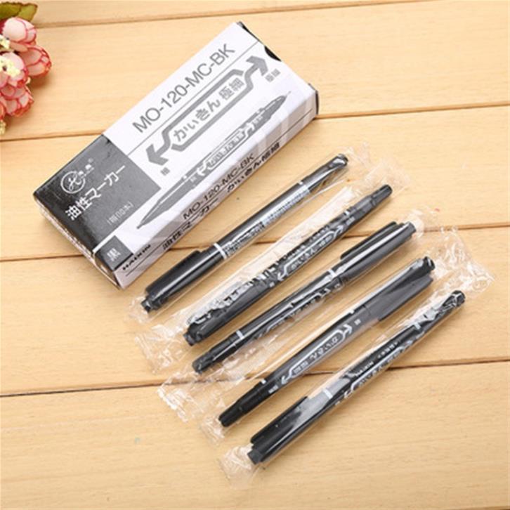 Bút dạ nước KOGANO bút lông dầu đánh dấu không trôi mực 3 màu xanh, đỏ, đen SP-001346