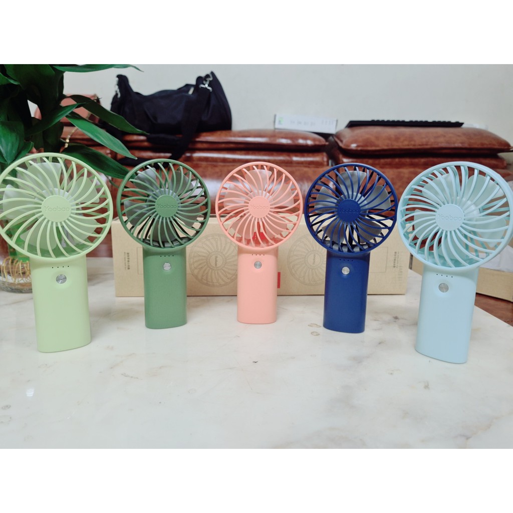 Quạt cầm tay Yoobao F03 3000mAh bảo hành 1 tháng đổi mới | BigBuy360 - bigbuy360.vn