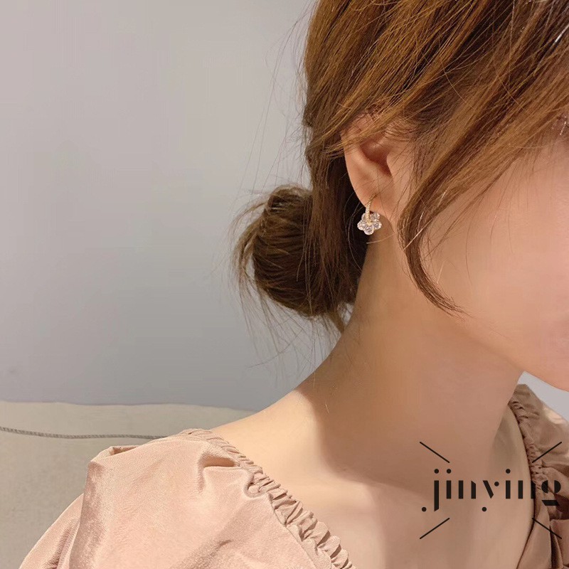 GETNOIVAS Khuyên tai nữ trang dáng dài tạo hình độc đáo thời trang