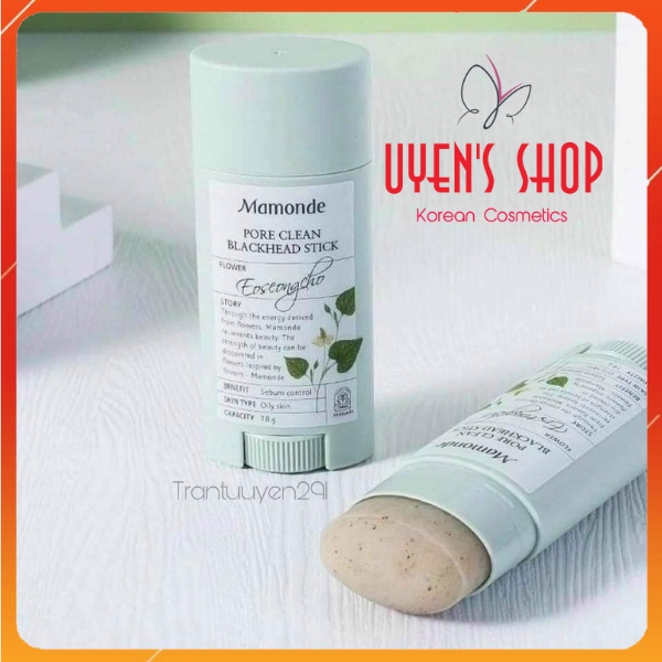 Thanh lăn mụn đầu đen MAMONDE PORE CLEAN BLACKHEAD STICK 18gr