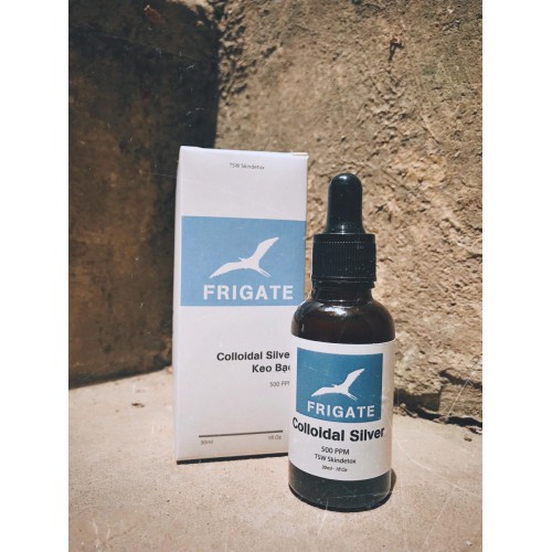 Dung dịch Keo Bạc FRIGATE Colloidal Silver - Nano Bạc - dành cho da mụn, da nhạy cảm, nhiễm kem trộn, demodex