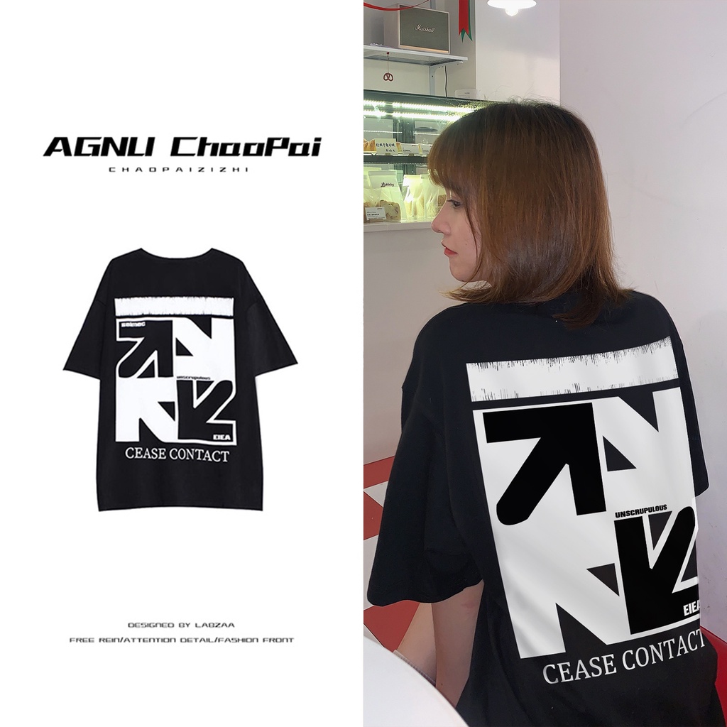 (ORDER TAOBAO- ẢNH THẬT Ở CUỐI ) Áo thun retro Âu Mỹ nữ mùa hè phiên bản Hàn Quốc