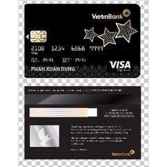 Danh thiếp thông minh in hình thẻ đen trang trí VTIN - TÊN/QR code THEO YÊU CẦU - thẻ cá nhân 1 chạm