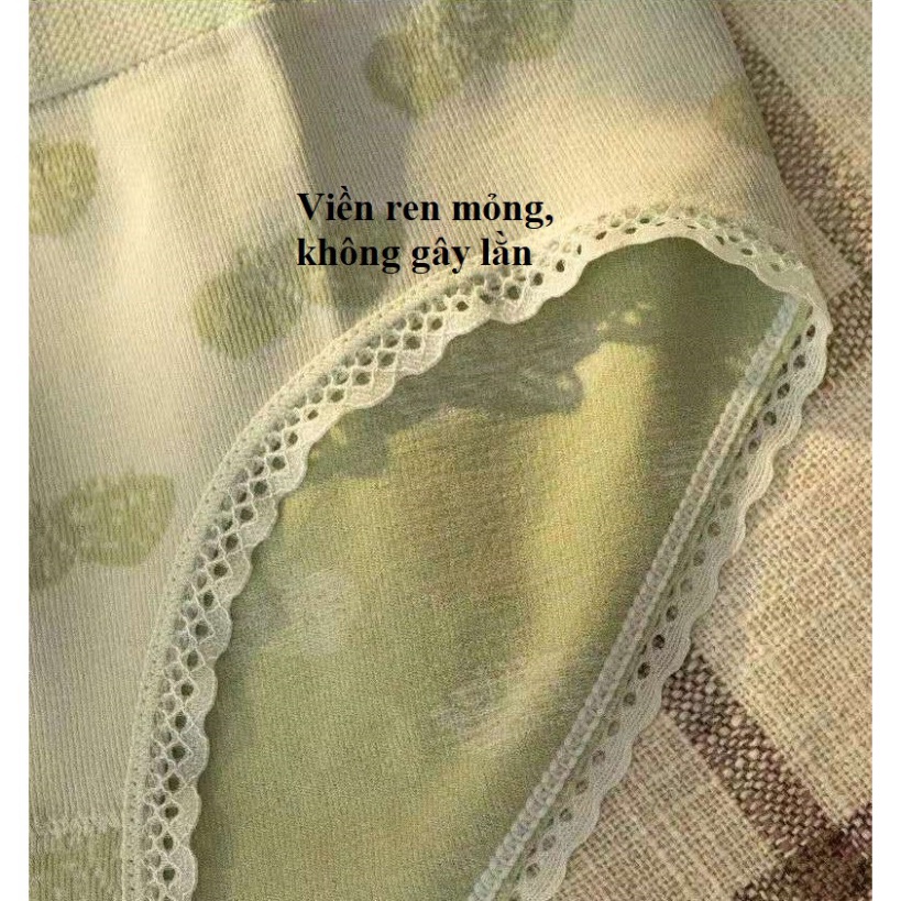Quần lót nữ Cotton Dệt Kim Kháng Khuẩn Siêu Co Giãn
