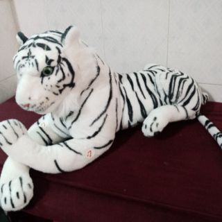 Thú bông Hổ trắng dài 53cm, 73cm
