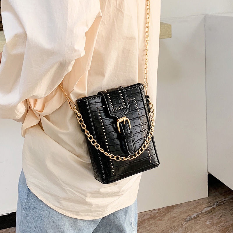 Túi Đeo Vai Mini Phong Cách Phương Tây Dùng Đựng Điện Thoại