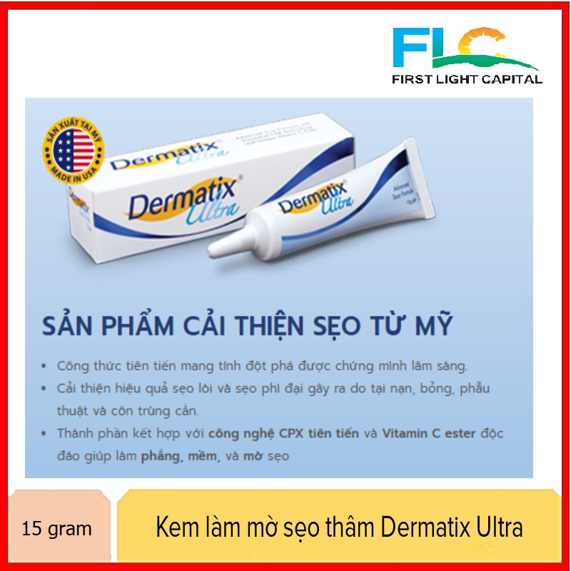 Gel hỗ trợ sẹo Dermatix Ultra 15g