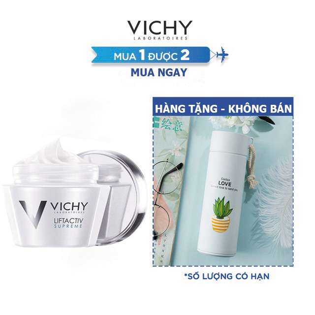 Kem dưỡng giúp ngăn ngừa các dấu hiệu lão hóa và làm săn chắc da (ban ngày) Vichy Liftactiv Supreme Day Cream 50ml