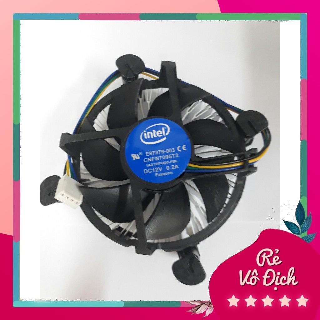 [Blcomputer] QUẠT TẢN NHIỆT FAN ZIN CPU SOCKET 1150, 1155, 1151 FULL BOX