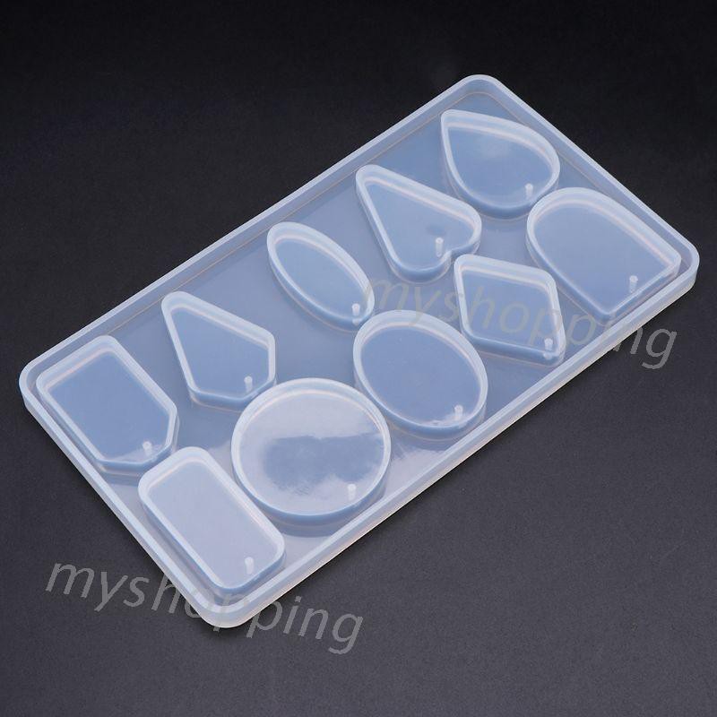 Khuôn Silicone Hình Học Hỗ Trợ Làm Trang Sức Diy