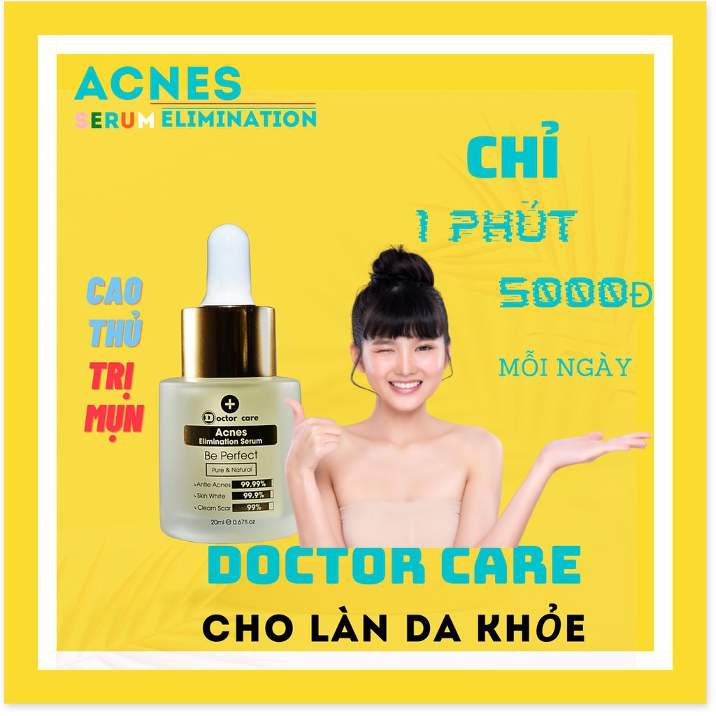 Serum TRI MUN ĐẦU ĐEN cấp tốc 7 ngay sạch mụn DOCTOR CARE