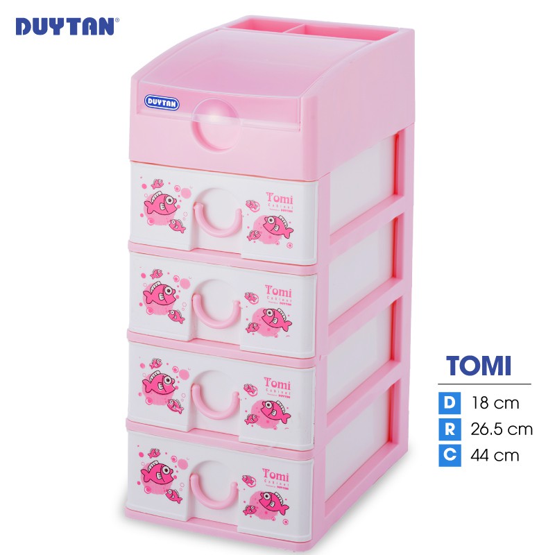 Tủ nhựa Duy Tân Tomi - 5 ngăn - Nhiều màu