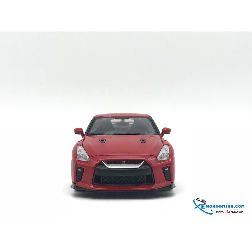 Xe mô hình tĩnh Nissan GT-R Year 2017 Bburago 1:24 ( Đỏ )