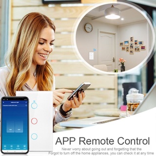 Công tắc wifi Tuya smart điều khiển từ xa Wifi, 3G, 4G [ 1, 2,3 ,4 nút ]