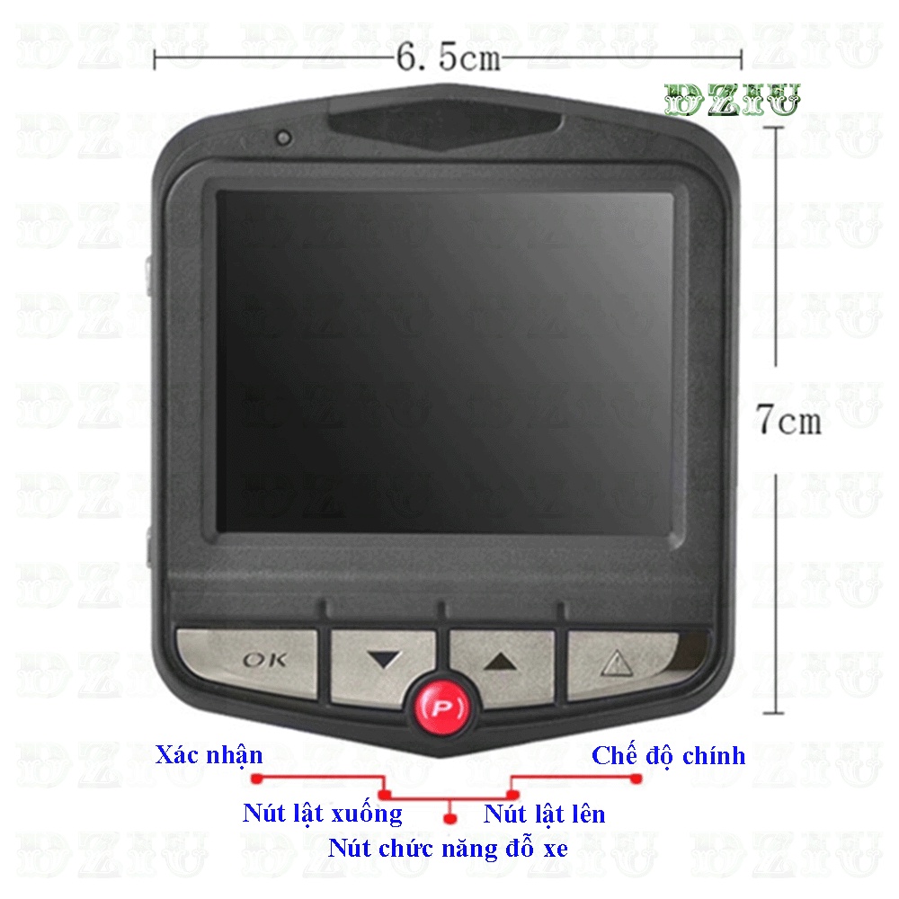 Camera ghi hình trong ô tô HD,ghi âm lái xe 2,2 inch bãi đỗ xe, hành trình xe hơi di chuyển an toàn,quay video