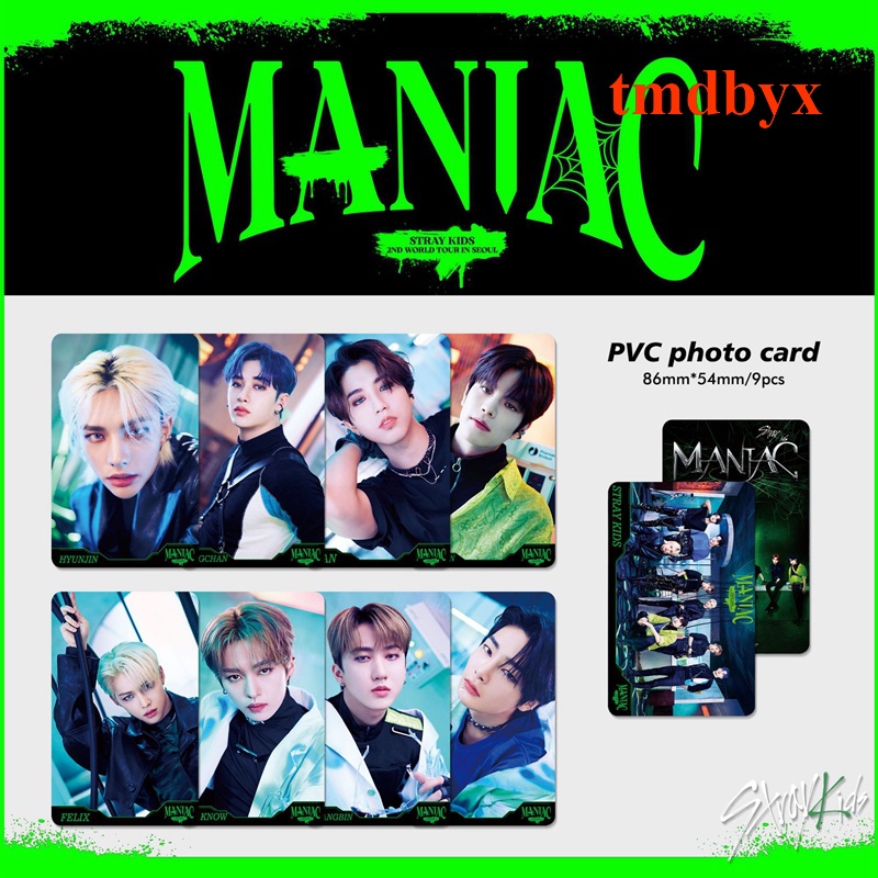 Set 9 Thẻ Hình Lomo Cho Fan Của Kpop Stray Kids
