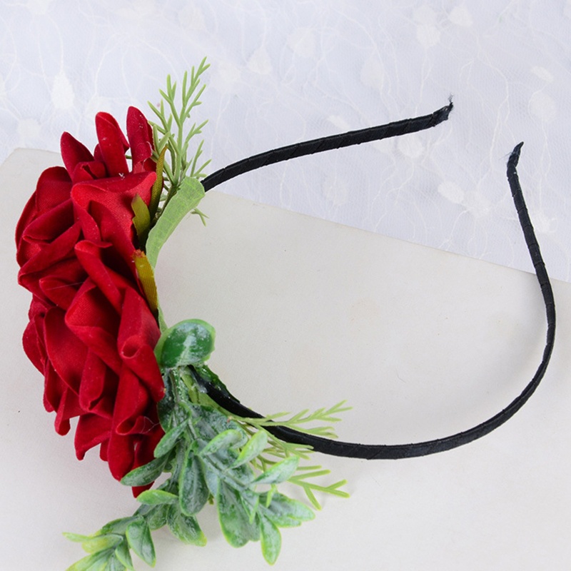 Băng Đô Cài Tóc Hình Hoa Lá Thanh Lịch Cho Nữ