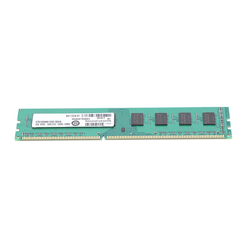 Bộ Nhớ Ddr3 4gb Ram Pc3-12800 1.5v 1600mhz