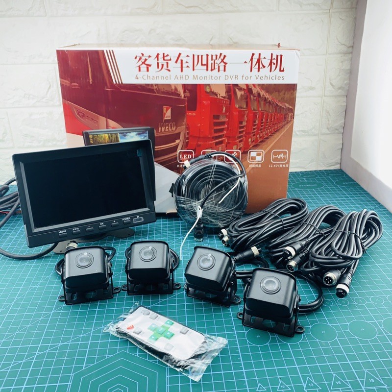 Cam hành trình xe tải 4 hướng ghi hình 4K chuẩn H265 cho xe tải, xe buýt, xe khách, Đại Việt Auto | BigBuy360 - bigbuy360.vn