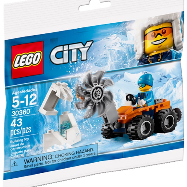 Lego City 30360 - Arctic Ice Saw polybag - Bộ xếp hình Lego Xe phá băng mini