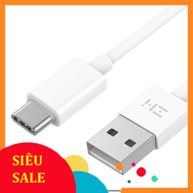 [ Hà Nội ] Cáp sạc ZMI USB Type-C AL701 (100cm) 2 màu đen trắng hỗ trợ sạch nhanh - Minh Tín Shop