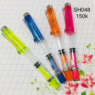 [CH] Bút Mài Thầy Ánh SH048, Hàng Chính Hãng, Ngòi Kim Tinh Lá Tre, Thân Ống Mực To, Nét Siêu Mảnh