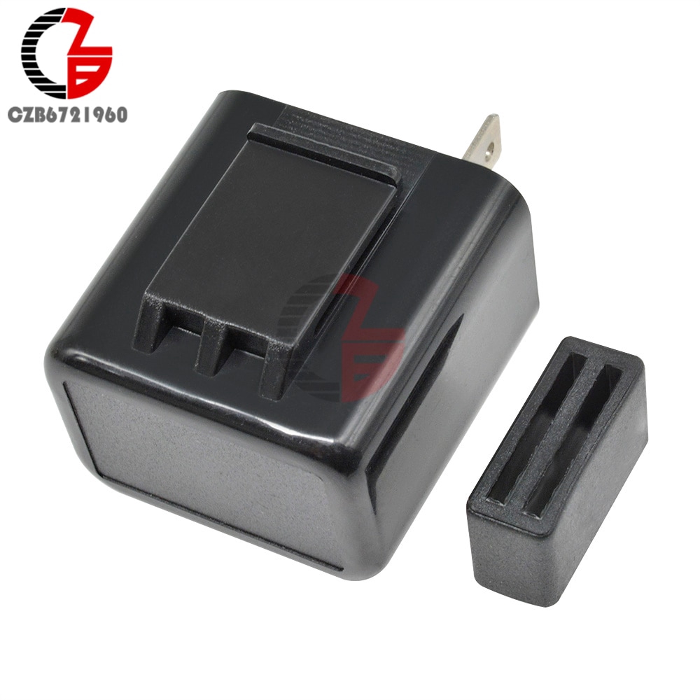 12V 2 Pin Adjustable Frequency LED Flashing Relay Turn Signal Blinker Indicator FM Flasher Relay for Car Motorcycle Motorbike | BigBuy360 - bigbuy360.vn
