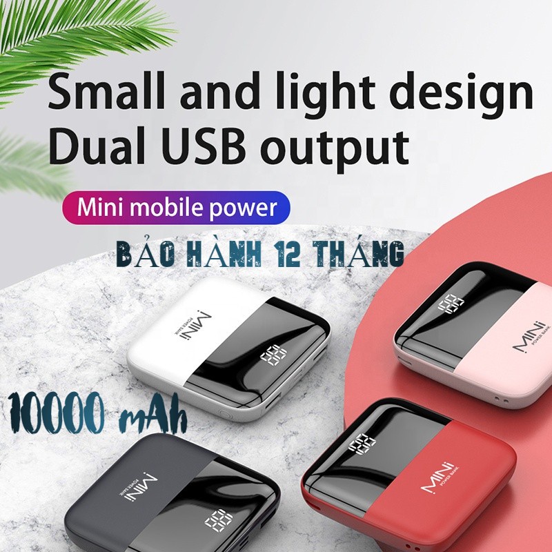 SẠC DỰ PHÒNG MINI CHÍNH HÃNG 10000 mAh