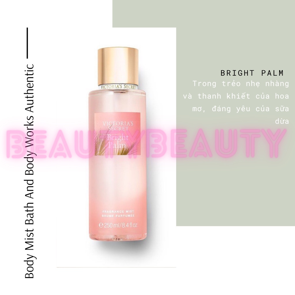 🎀Xịt Thơm Toàn Thân Victoria's Secret - Bright Palm