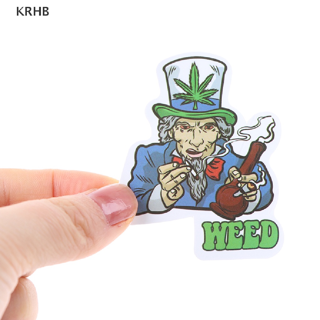 Set 100 Miếng Dán Graffiti Hình Lá Đa Dạng Dùng Trang Trí Mũ Bảo Hiểm Laptop Ván Trượt Mới