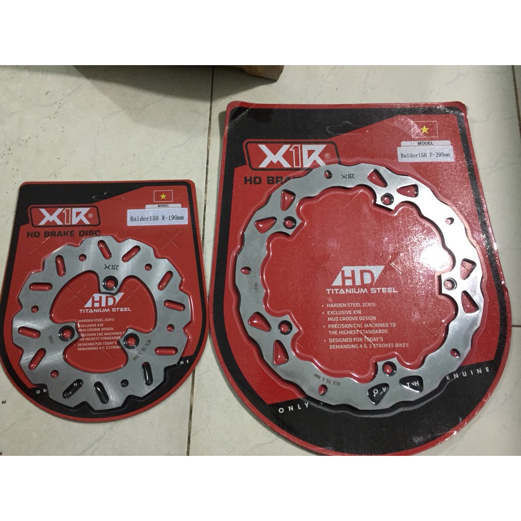 Dĩa thắng trước sau xe Satria X1R