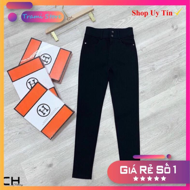 Quần Legging Cạp Cao Gen Bụng KHÓA TRƯỚC kèm hộp HH_chất umi hàn