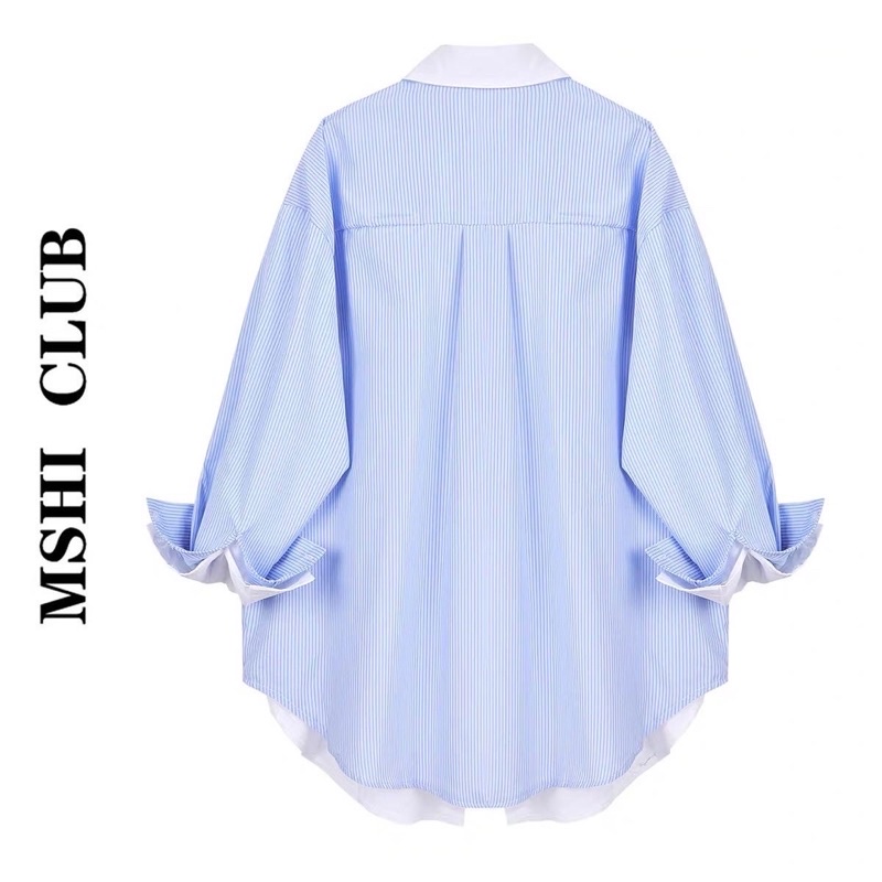 Áo sơ mi thiết kế giả hai lớp MSHI CLUB