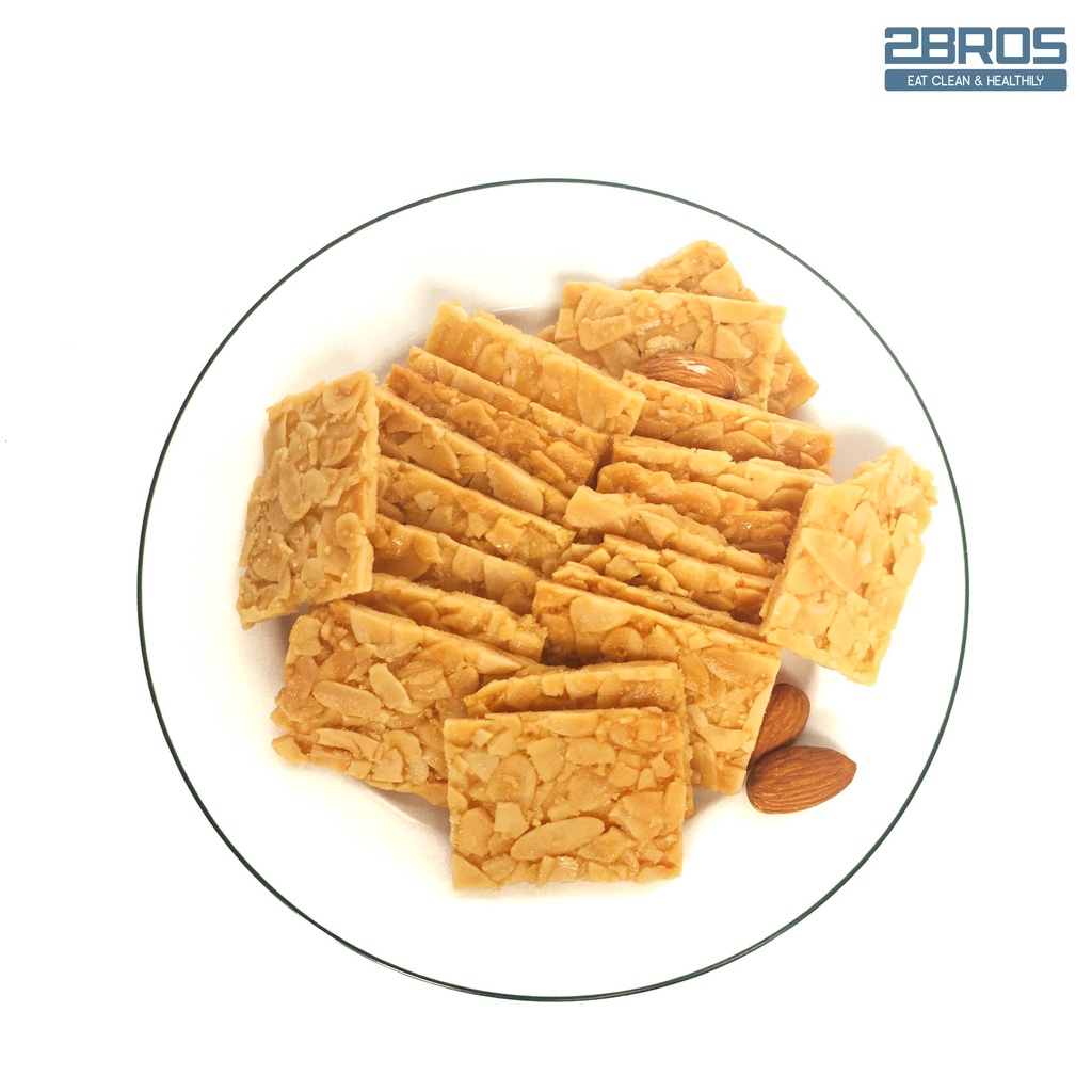 Bánh hạnh nhân cao cấp - Bánh ăn kiêng 2Bros không đường, dành cho giảm cân, tiểu đường. | BigBuy360 - bigbuy360.vn