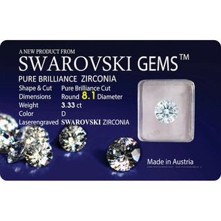Kim Cương Nhân Tạo 8.1LY Chuẩn - Swarovski Gems (Cộng hòa Áo)