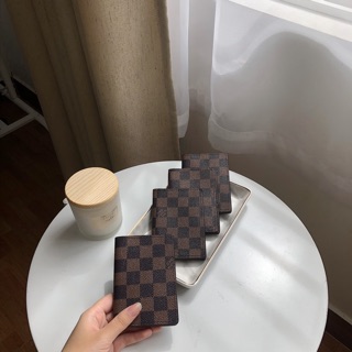 Wallet 02c - Ví gập (LV caro nâu)