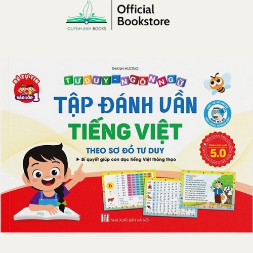 Sách - Combo Bé Chinh Phục Toán Học, Tập Đánh Vần Tiếng Việt Theo Sơ Đồ Tư Duy Phiên Bản Mới 5.0 - NPH Việt Hà