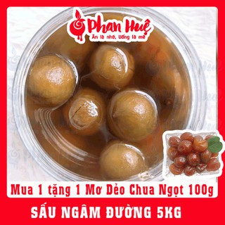 Sấu ngâm đường PHAN HUỆ 5KG. 100% sấu Hà Nội chọn lọc, 100% đường tinh khiết. Uy tín trên 10 năm