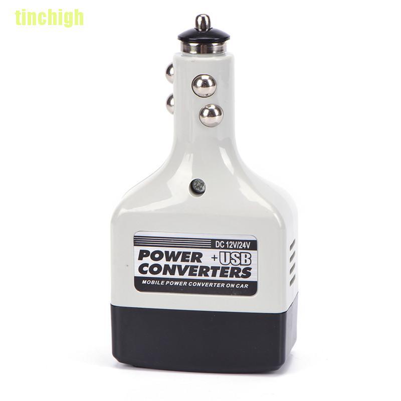 Bộ Chuyển Đổi Nguồn Điện Dc 12v Sang Ac 220v Với Cổng Usb Chuyên Dụng