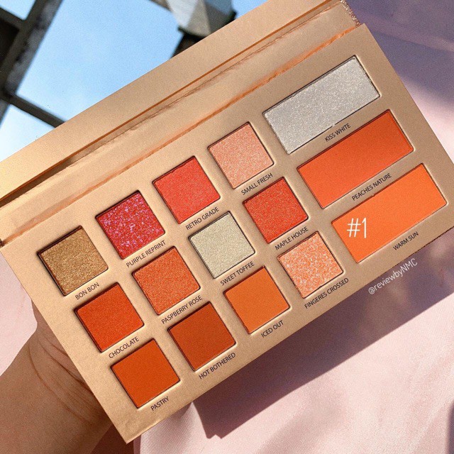 (An Toàn) Bảng Phấn Mắt - Má Hồng 15 Ô Sivanna Pro Makeup Palette HF2009